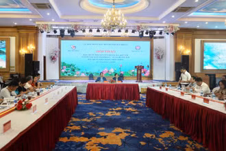 Quang cảnh Hội thảo "Báo chí tuyên truyền, quảng bá, kết nối di sản văn hoá Hải Phòng - Vùng duyên hải Bắc Bộ và đồng bằng sông Hồng".