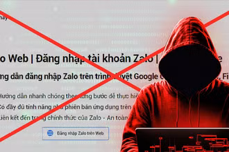 Zalo web bị giả mạo khiến hàng triệu người bị lừa