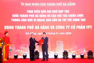 Tập đoàn FPT trở thành đối tác chiến lược với TP Đà Nẵng trong lĩnh vực vi mạch bán dẫn và trí tuệ nhân tạo.
