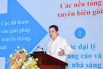 Cục trưởng Cục Phát thanh truyền hình và Thông tin điện tử Lê Quang Tự Do chia sẻ tại Hội nghị ngày 30/6.