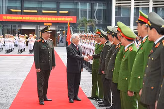 Tổng Bí thư, Chủ tịch nước Nguyễn Phú Trọng dự Hội nghị Công an toàn quốc lần thứ 74.