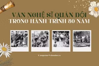 Văn nghệ sĩ quân đội trong hành trình 80 năm