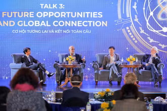 Một phiên thảo luận tại Tuần lễ Khoa học - Công nghệ VinFuture lần thứ nhất.