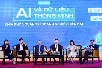Tọa đàm “AI và dữ liệu thông minh - Chìa khóa quản trị doanh nghiệp hiện đại”.