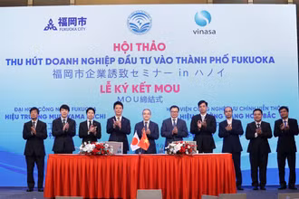 Thành phố Fukuoka là trường hợp đầu tiên mà Bộ Thông tin Truyền thông Việt Nam ký kết MoU về việc hỗ trợ doanh nghiệp khởi nghiệp với một địa phương của Nhật Bản.