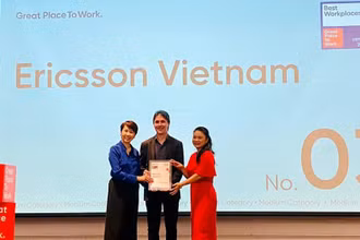 Ericsson lọt top 10 nơi làm việc tuyệt vời nhất tại Việt Nam năm 2023