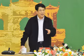 Chủ tịch nước Lương Cường phát biểu chỉ đạo tại Hội nghị Công bố quyết định kiểm tra của Bộ Chính trị năm 2025 đối với Ban Thường vụ Tỉnh ủy Hưng Yên. 