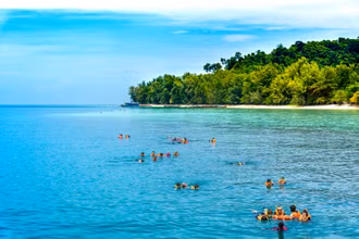 Đảo Kradan, nơi được World Beach Guide vinh danh là nơi có bãi biển đẹp nhất thế giới. (Ảnh: TAT)