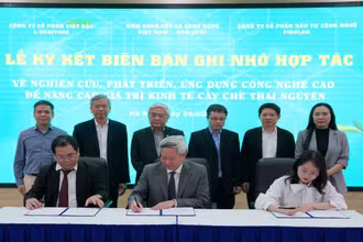 Lễ ký kết hợp tác.