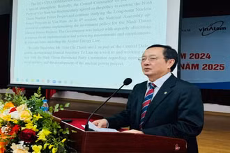 Bộ trưởng Khoa học và Công nghệ Huỳnh Thành Đạt phát biểu tại hội nghị.