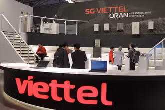 Viettel giới thiệu các sản phẩm công nghệ tại Hội nghị Di động Thế giới năm 2024.
