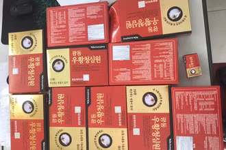 Lô thuốc "An Cung Hoàn" bị lực lượng quản lý thị trường thu giữ