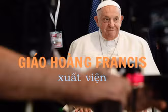[Video] Giáo hoàng Francis xuất viện sau hơn một tháng điều trị