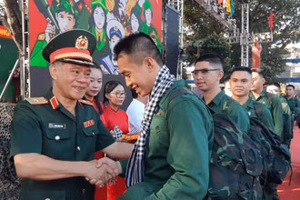Năm nay, quận 10 là nơi diễn ra Lễ giao nhận quân điểm của thành phố.