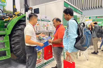 Một gian hàng tại Agri Vietnam 2024. Ảnh: TTC