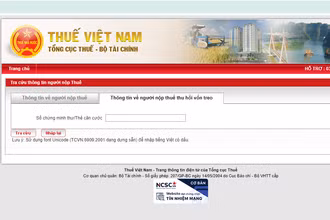 Tổng cục Thuế cảnh báo website giả mạo có tên miềnhttps://tracuutthvt.com/