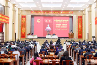 Quang cảnh kỳ họp.