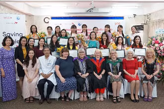 Bà Suzanna Lubran, Giám đốc điều hành của NBV và bà Trần Xuân Ngọc Thảo, Giám đốc Thương hiệu Doanh nghiệp và Cộng đồng VNG