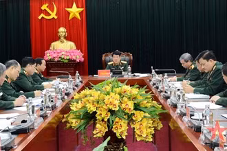 Quang cảnh hội nghị. Ảnh: Báo Quân đội Nhân dân