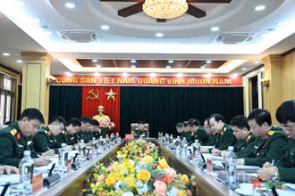 Quang cảnh hội nghị. (Nguồn: Báo Quân đội nhân dân)