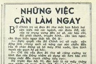 Những việc cần làm ngay (Bài 18)
