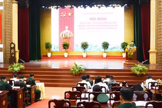Quang cảnh hội nghị. (Ảnh: Báo Quân đội nhân dân)