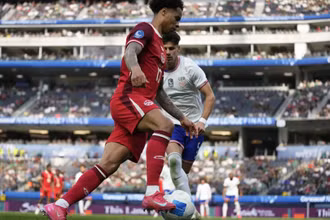 Canada vượt qua Mỹ để giành hạng 3 chung cuộc. (Ảnh: Concacaf)