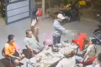 Công an tỉnh Bến Tre đang làm rõ vụ xả súng xảy ra tại xã Phú Đức, huyện Châu Thành. (Ảnh: cắt từ clip)