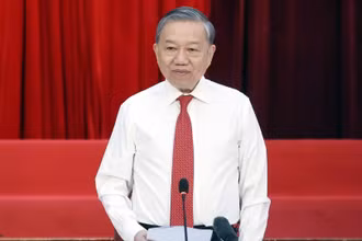 Tổng Bí thư Tô Lâm phát biểu. (Ảnh: TTXVN)