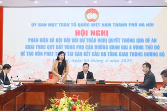 Chủ tịch Ủy ban Mặt trận Tổ quốc Việt Nam thành phố Hà Nội đề nghị công tác tổ chức thực hiện Đề án cần bảo đảm công khai, minh bạch.