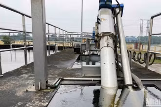 Một bộ phận của nhà máy được thi công đã khá lâu.