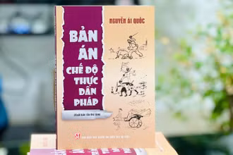 Tác phẩm "Bản án chế độ thực dân Pháp" của lãnh tụ Nguyễn Ái Quốc-Hồ Chí Minh.
