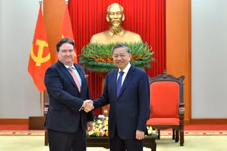 Tổng Bí thư Tô Lâm tiếp Đại sứ Hoa Kỳ tại Việt Nam Marc E. Knapper.