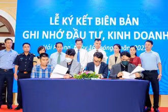 Ký kết biên bản ghi nhớ đầu tư kinh doanh giữa các doanh nghiệp Việt Nam và Hàn Quốc.