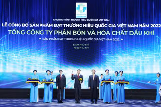 Phân bón Phú Mỹ lần thứ 5 liên tiếp được công nhận là Thương hiệu quốc gia 