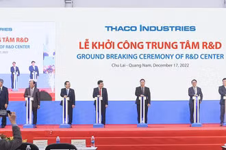 Lễ khởi công xây dựng Trung tâm R&D.