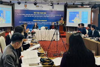 Toàn cảnh Hội thảo tham vấn Chương trình hành động quốc gia về thực hành kinh doanh có trách nhiệm.