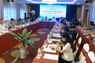 Quang cảnh phiên họp.