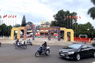 Trung tâm Văn hóa tỉnh Đắk Lắk, nơi sẽ diễn ra Lễ hội “Đêm trắng Ban Mê”.
