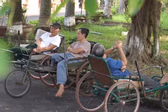 Các bác thương binh, bệnh binh đang điều trị tại Trung tâm Điều dưỡng thương binh Duy Tiên, tỉnh Hà Nam. (Ảnh: Trung tâm Điều dưỡng thương binh Duy Tiên cung cấp)