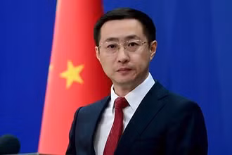 Người phát ngôn Bộ Ngoại giao Trung Quốc Lâm Kiếm. (Ảnh: fmprc.gov.cn)