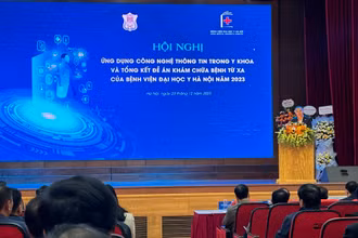 PGS,TS Nguyễn Lân Hiếu, Giám đốc bệnh viện Đại học Y Hà Nội phát biểu tại hội nghị
