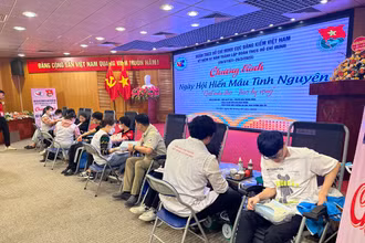 Đoàn Thanh niên Cục Đăng kiểm Việt Nam tổ chức chương trình hiến máu tình nguyện “Giọt máu đào-Trao hy vọng”.