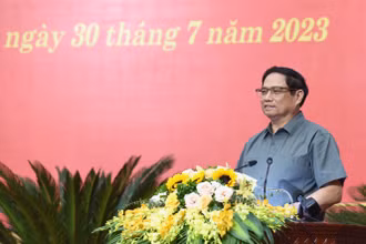[Ảnh] Thủ tướng Phạm Minh Chính làm việc với Ban Chấp hành Đảng bộ tỉnh Bắc Ninh