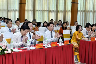 Các đại biểu dự buổi gặp mặt kỷ niệm 75 năm Ngày truyền thống ngành Kiểm tra Đảng.