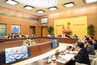 Phiên họp của Ủy ban Thường vụ Quốc hội khóa XV.