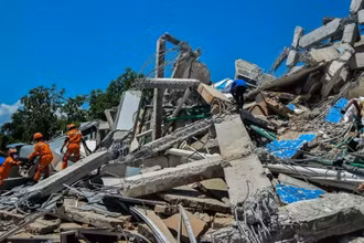 Vụ động đất tại Indonesia. 