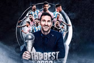 Lionel Messi giành The Best 2023.