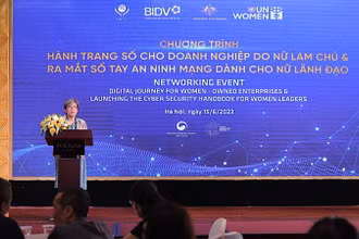 Ra mắt Sổ tay An ninh mạng dành cho nữ lãnh đạo.
