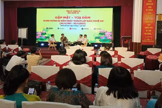 Toàn cảnh buổi tọa đàm.